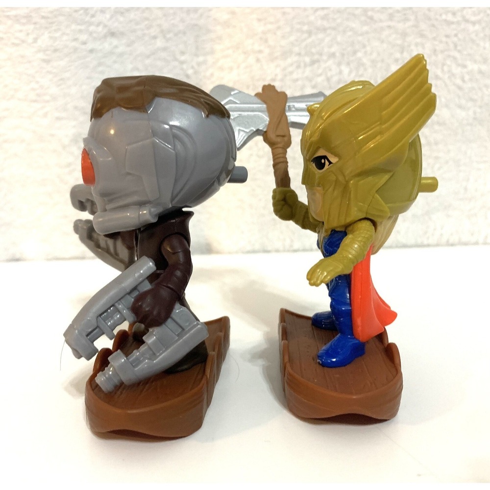 McDonalds Happy Meal Golden Armor Thor #5 & Quill Love and Thunder Marvel - Picture 2 of 4
